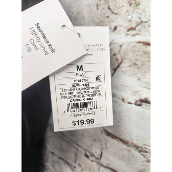 Nursing Tank Top Size Medium NEW Black Auden Nursing Top Lightly Lined Cami - Picture 4 of 6